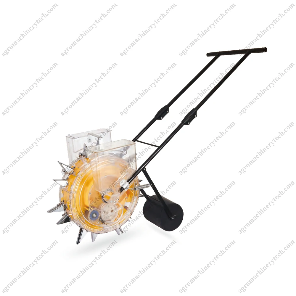 A048 hand push fertilizer seeder