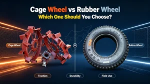 Cage Wheel vs Rubber Wheel for Power Tiller Which One Should You Choose